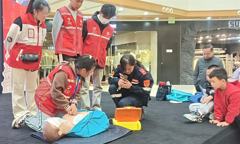 辽宁营口鲅鱼圈:公益急救科普 守护下一代